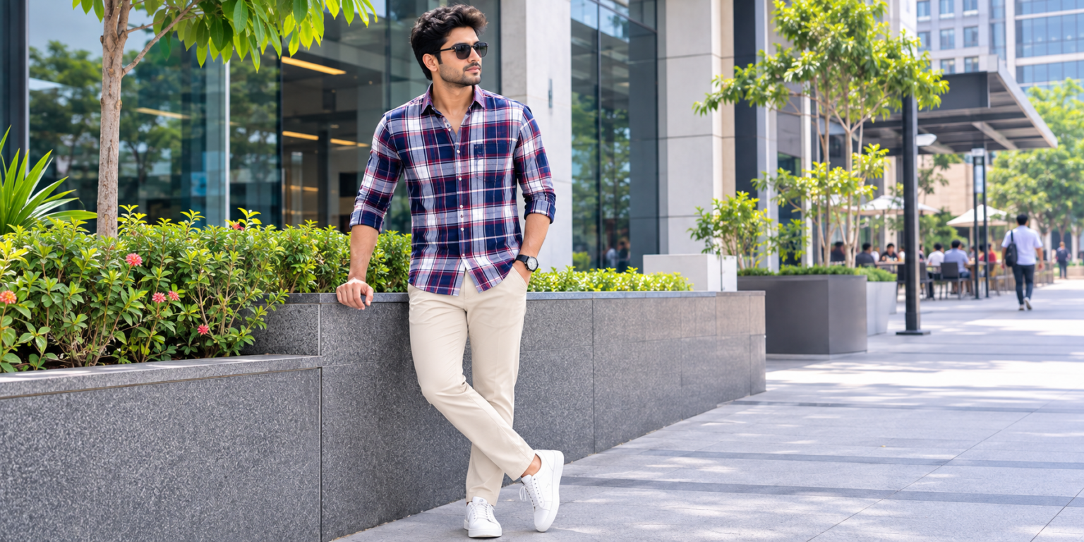 Stylish Check Shirt Outfit Ideas to Look Better Every Day check shirt