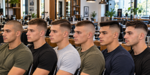 army hair style
