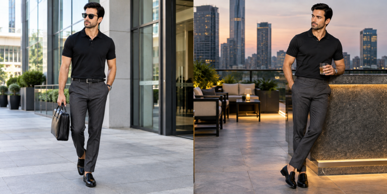 Black Polo Shirt Outfits: From Casual to Business Casual black polo shirt